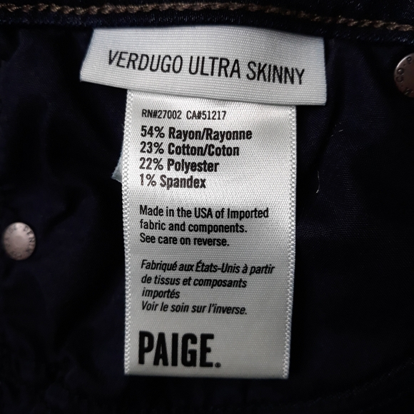 PAIGE verdugo ultra skinny jeans - Picture 13 of 13